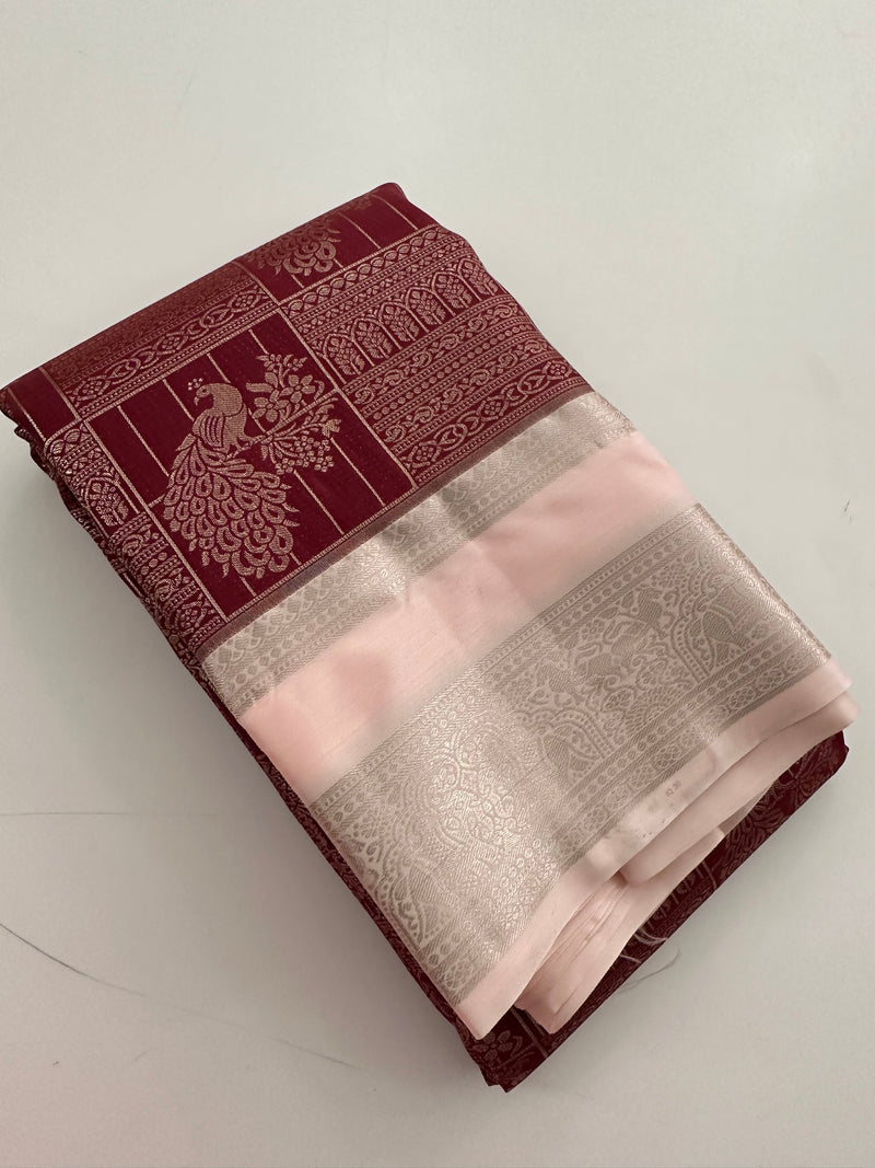 Kuttu Kanchi Tissue Semi Silk🌹-AU6