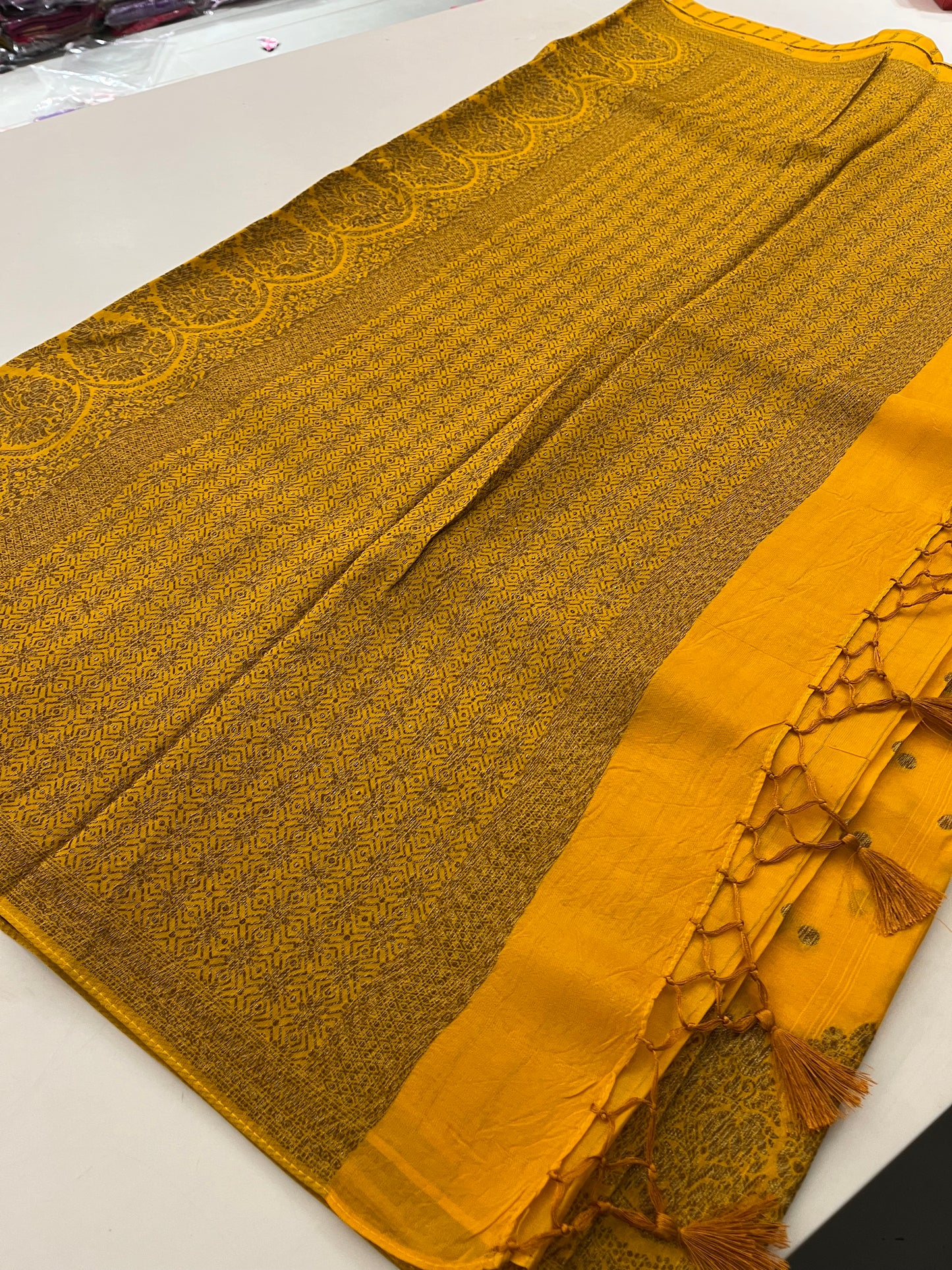 Designer jute silk