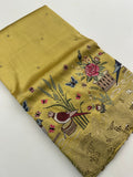 Cut Work Designer Full Embroidery Work Pure Tussar-J20