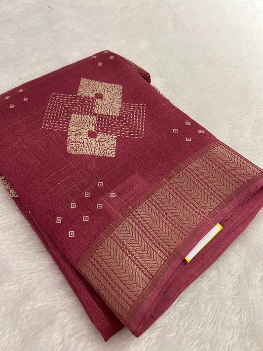 Tussar Chiffon