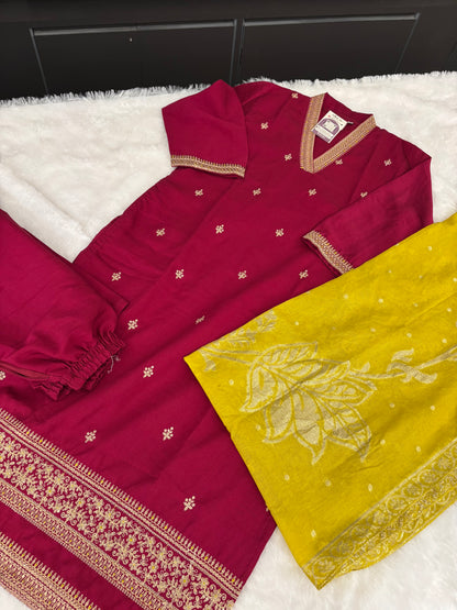 Rapido Silk With Lining Pant Top