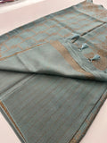 Jute Tussar Designer Sarees beautiful colour combinations🌹-AU9