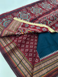 Premium Designer Chanderi Mul Fabric With Designer Border and Weaving Pallu with Tassels❤️❤️-J23
