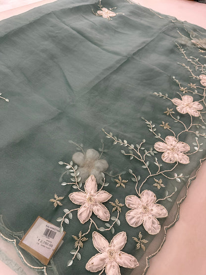 Organza Work Fancy Appliqué Work-M24