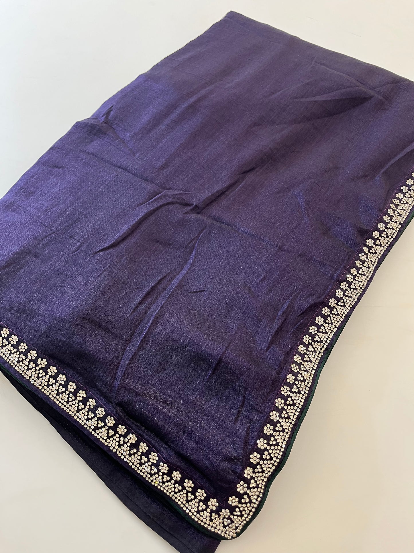 Stone work fancy saree