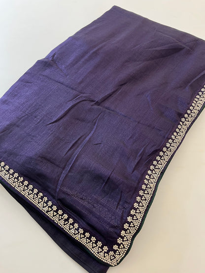 Stone work fancy saree