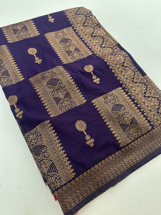Kalamkari Tussar Printed-M26