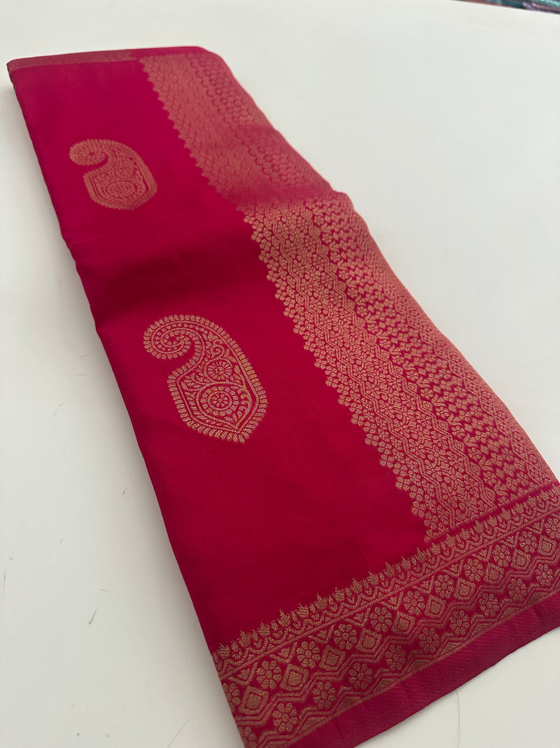 Banarsi Crape Fancy 🌹-AU6