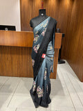 Premium daily wear printed chiffon sarees 🌹 JU26