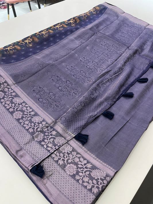 Premium printed Brosso Saree