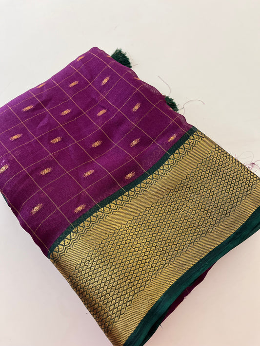 Moonga silk saree