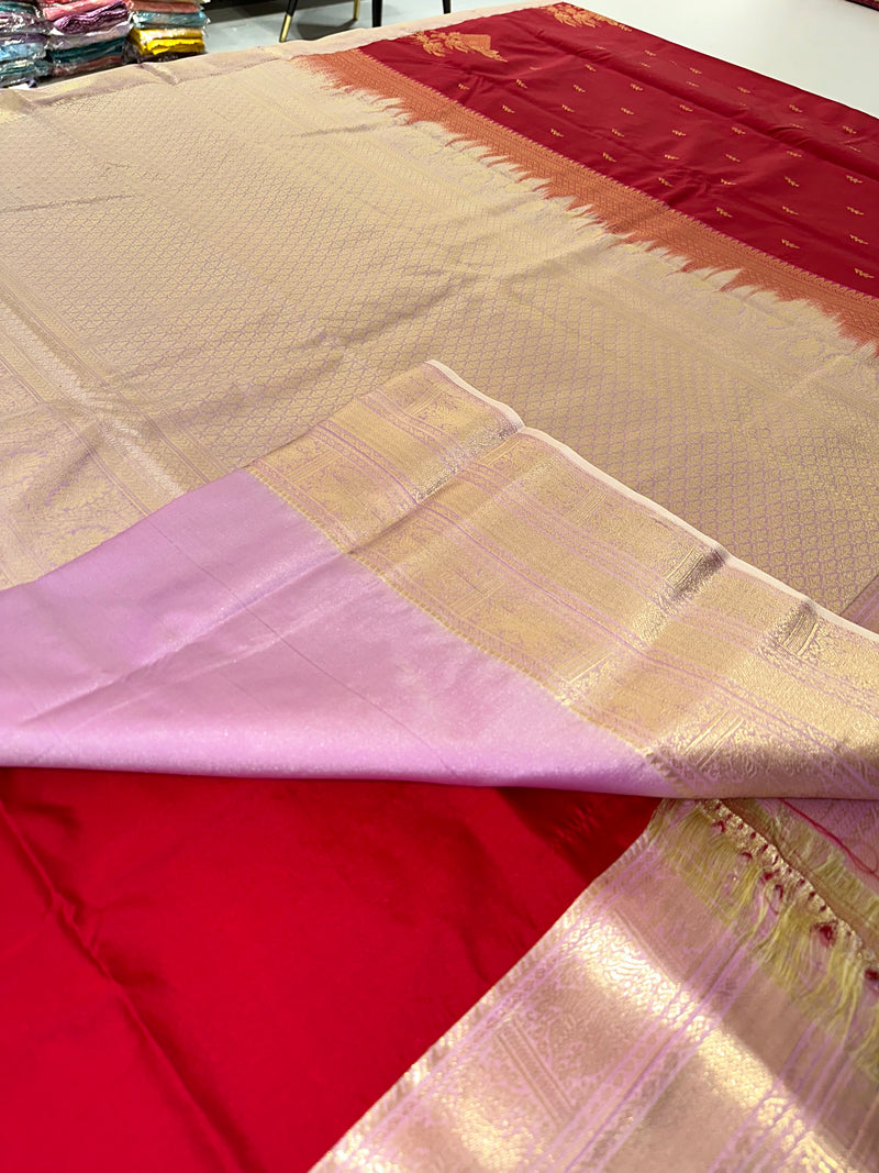 Semi Kanchi Silk Saree