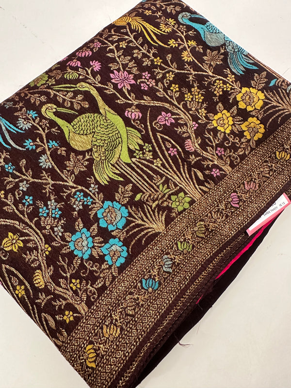 Full Weaving Pure Tussar Premium Designer Saree-J26