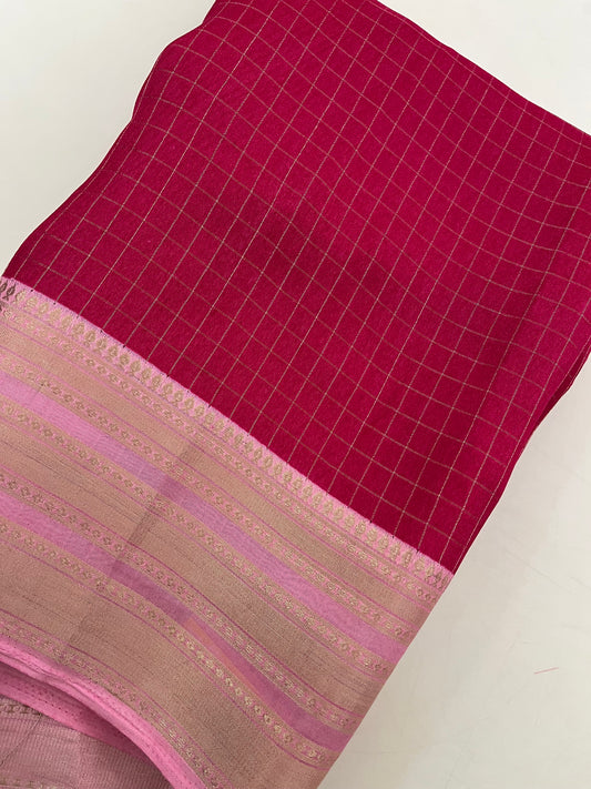 Crepe Chiffon Saree