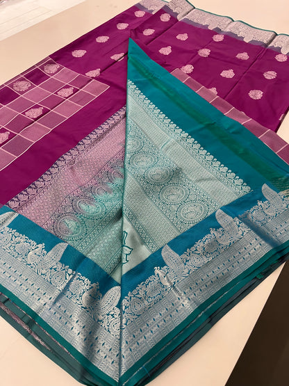 Semi Kanchi  Silk Saree