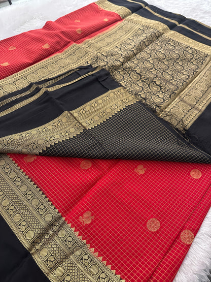 Premium Checks Crape-M13