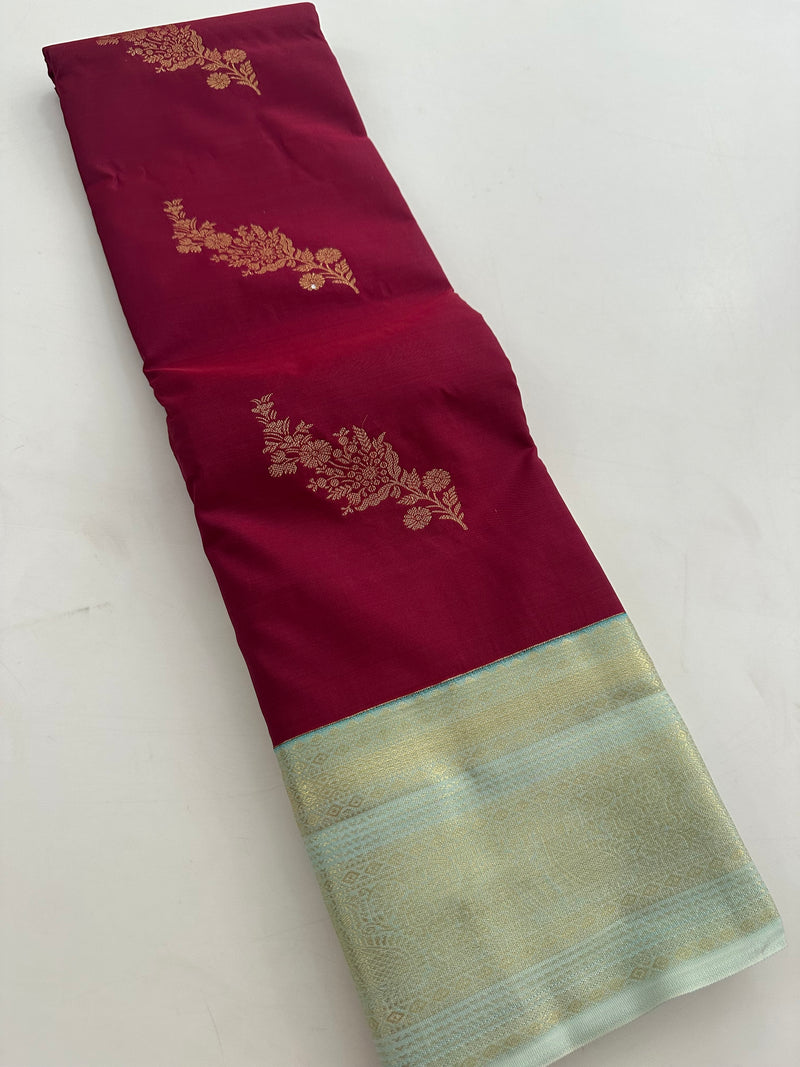 Semi Kanchi Silk Saree-J22