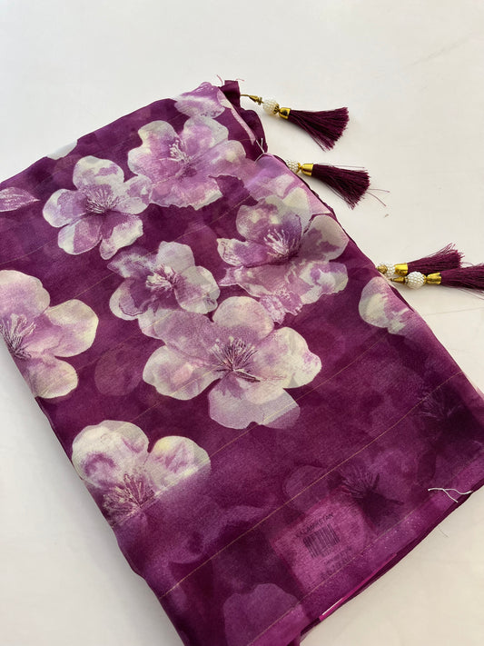 Floral chiffon
