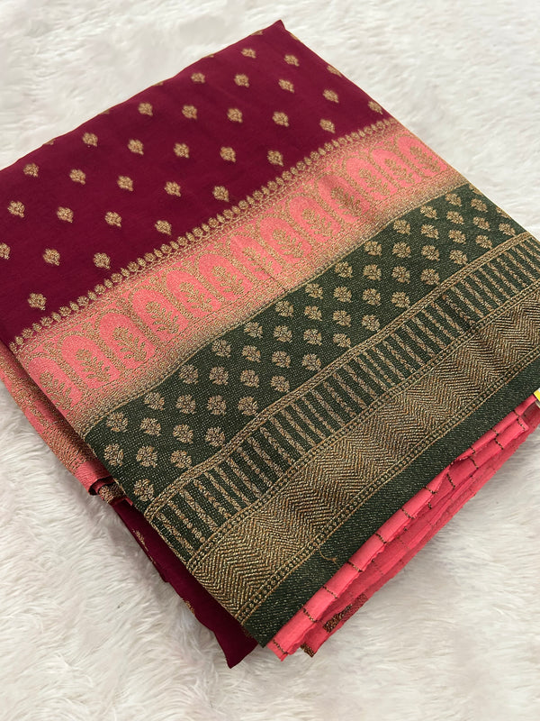 Replica of Pure Kaddi Georgette-M3