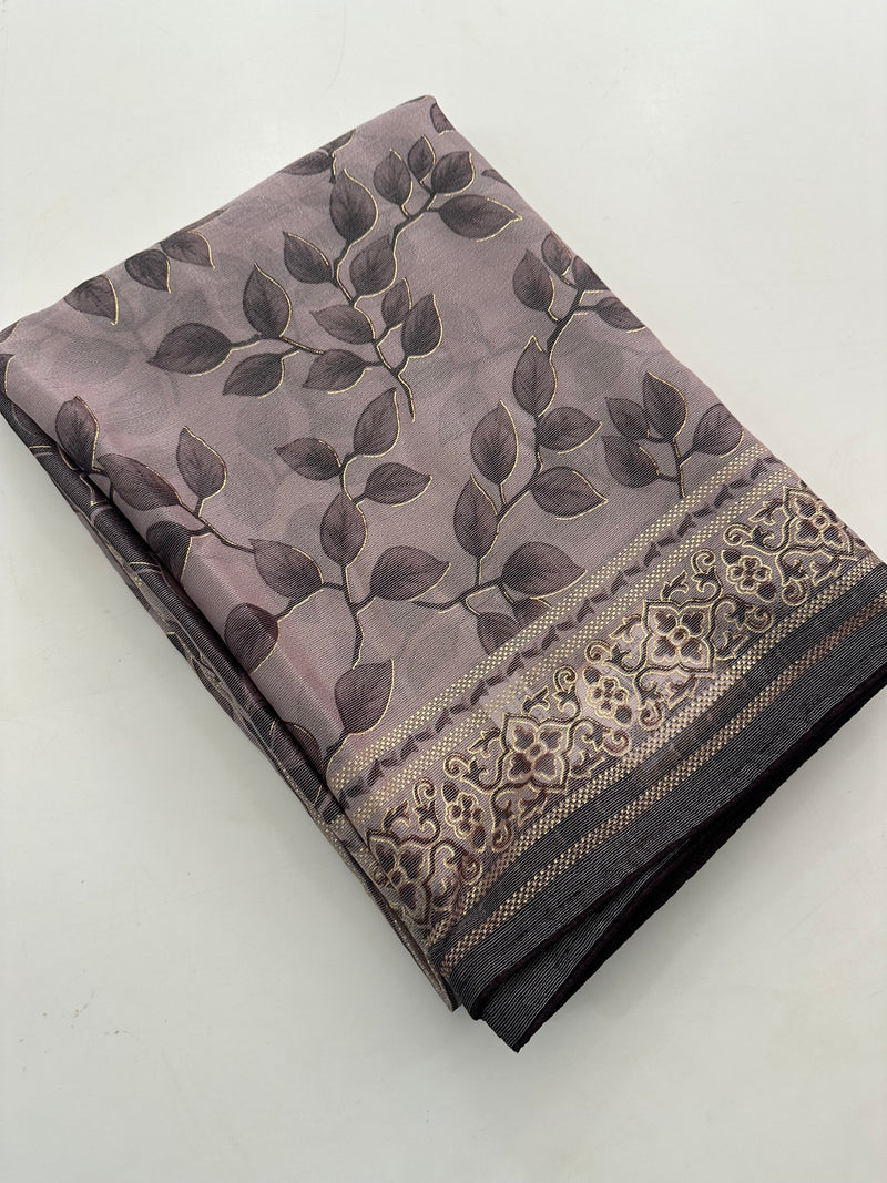 Brosso Fancy Leaf Printed-J18