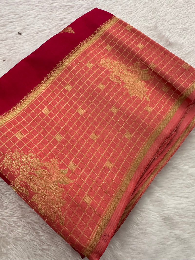 Banarsi Viscose Fancy Saree-JU11