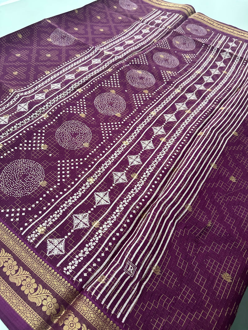 Tussar Fancy Saree -J22