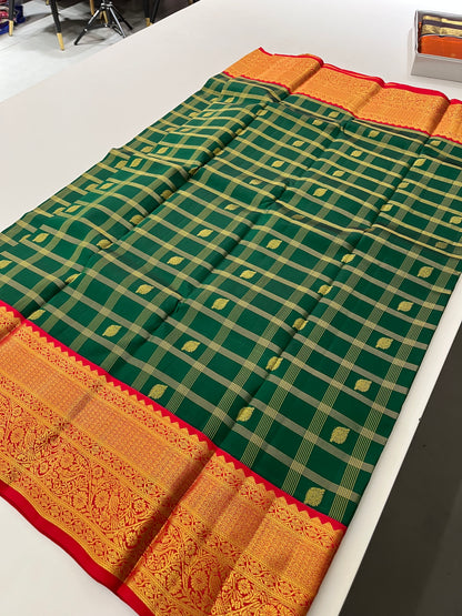 Pure Kanchipuram silk saree with silk mark certified
