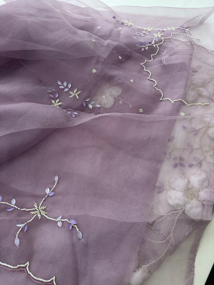 Organza Work Fancy Appliqué Work-M24