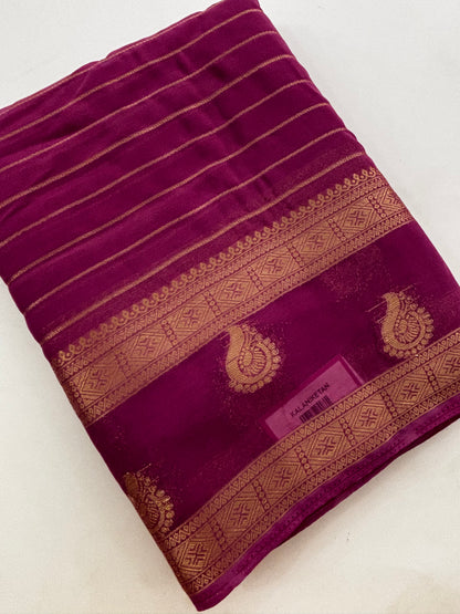 Premium Chiffon Saree-M15