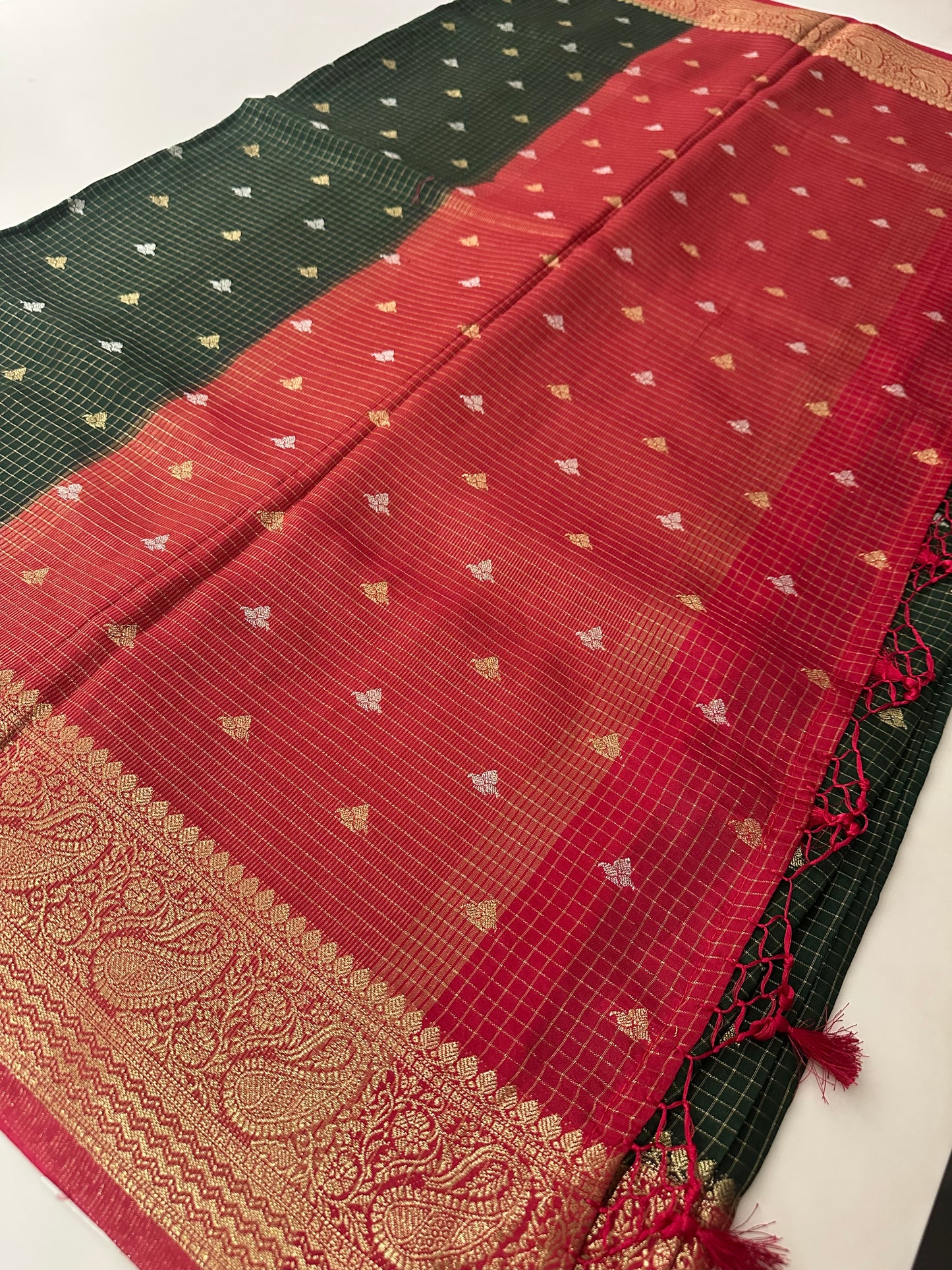 Viscose Banarasi saree-M27