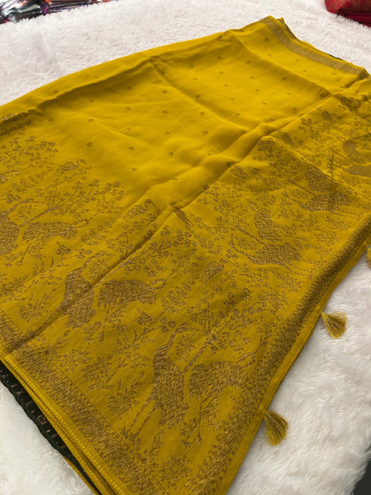 Premium Jute Tussar Fancy Saree-M14