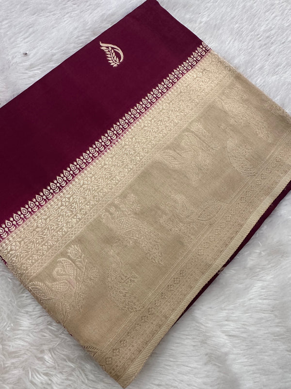 Banarasi Viscose Fancy Saree-JU10