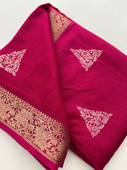 Tussar Chiffon