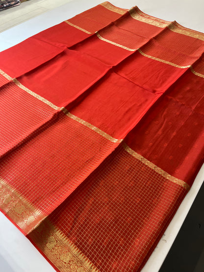 Banarasi Crape Checks