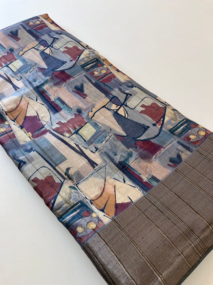 Designer Tussar Fancy