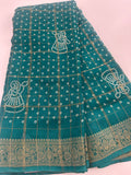Crape Chiffon Fancy Saree-J1