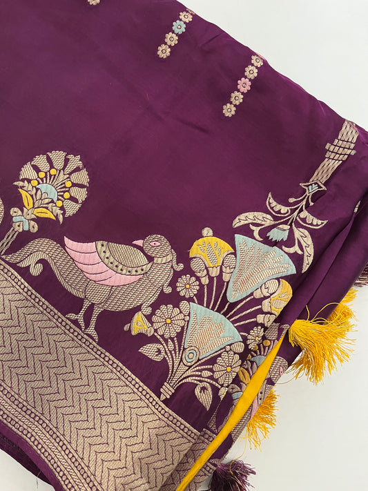 Crepe Satin Silk Designer