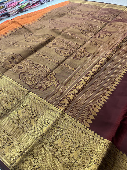 Full Mix Kanchi Saree-M10