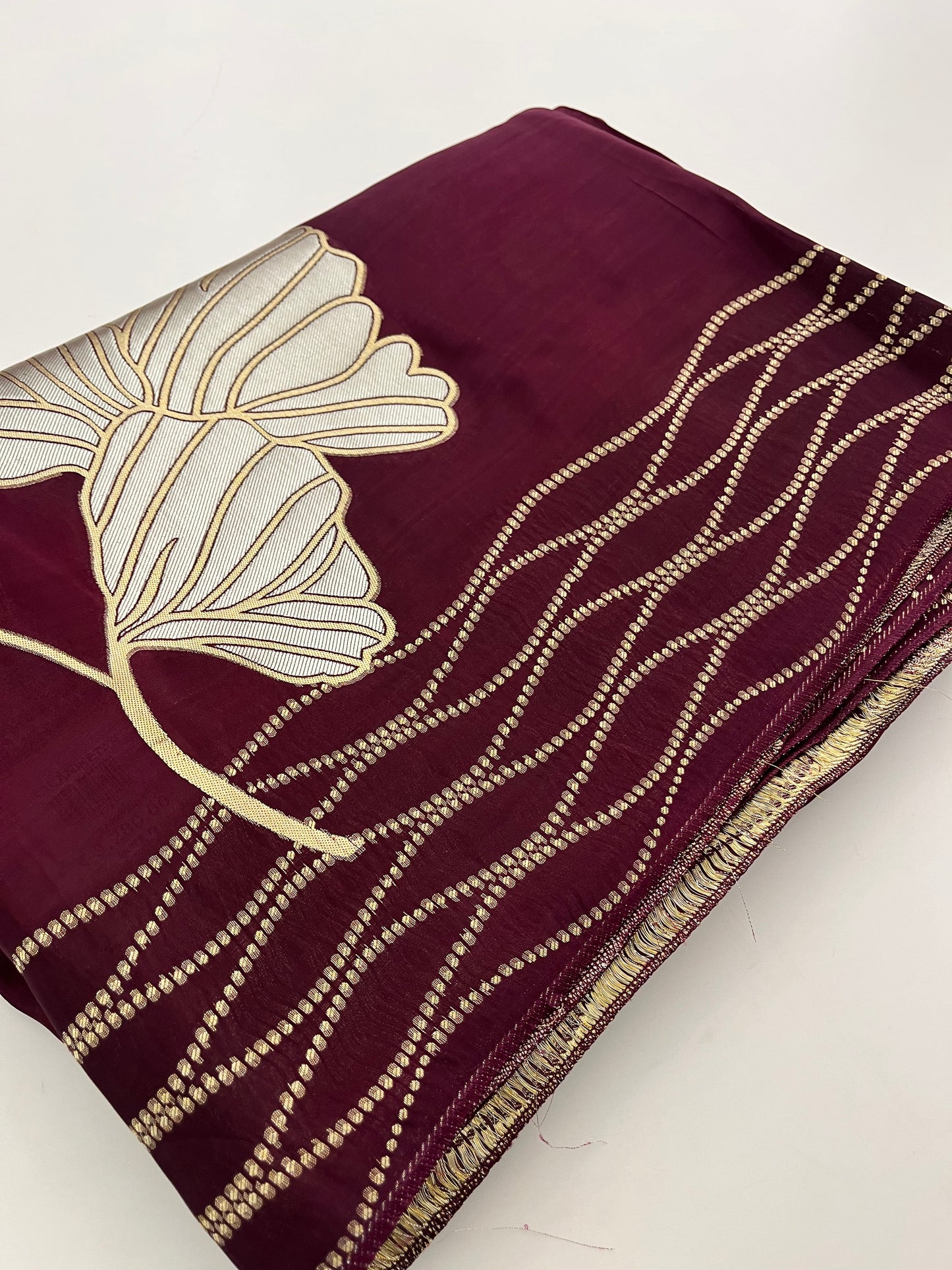 Chinnon Silk Premium Lily Green x Red-1121