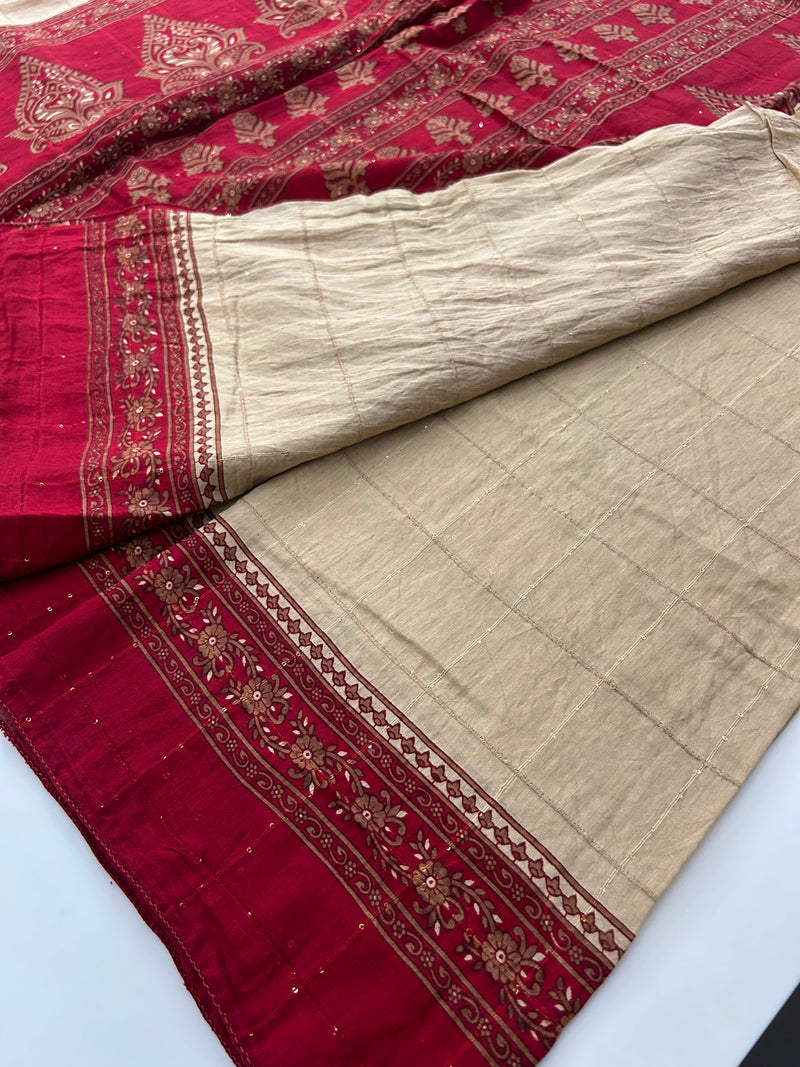 Mul Cotton Saree -JU30