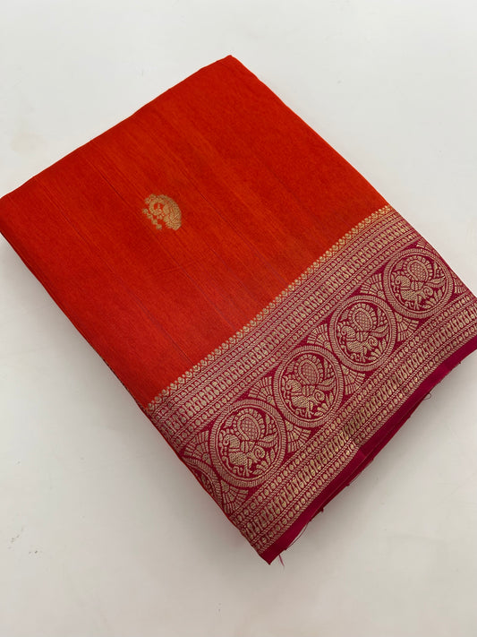 Premium Tussar Fancy Saree-J9