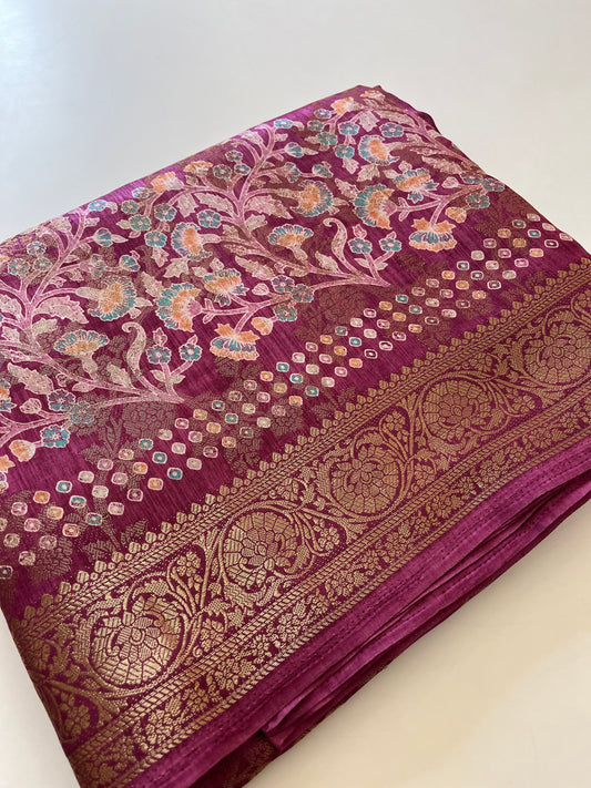 Tussar Printed Fancy