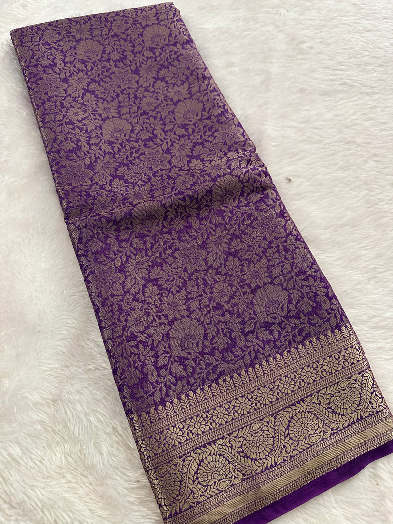 Banarsi Georgette Brocade-JU8