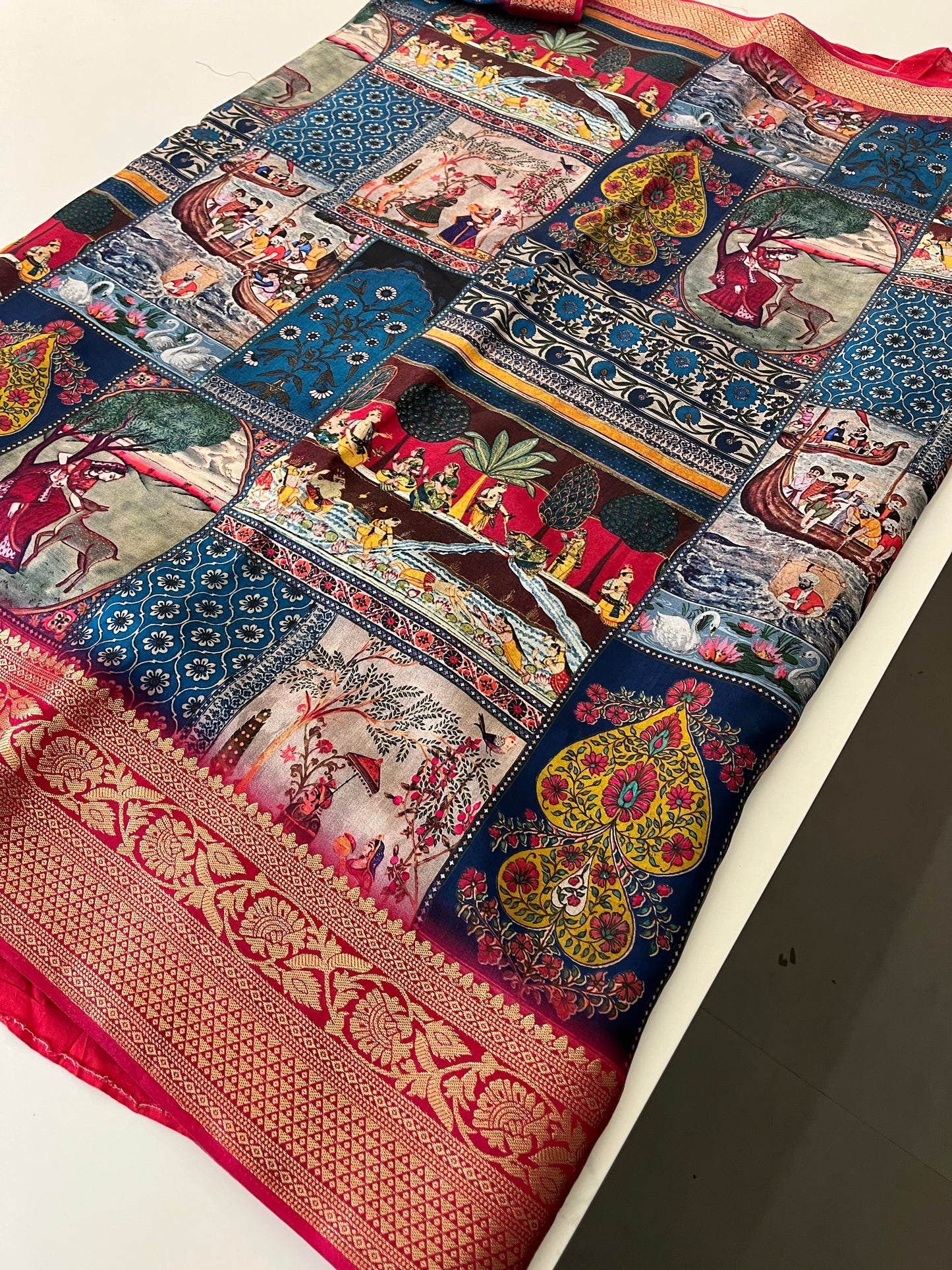 Ajrak Print premium crape