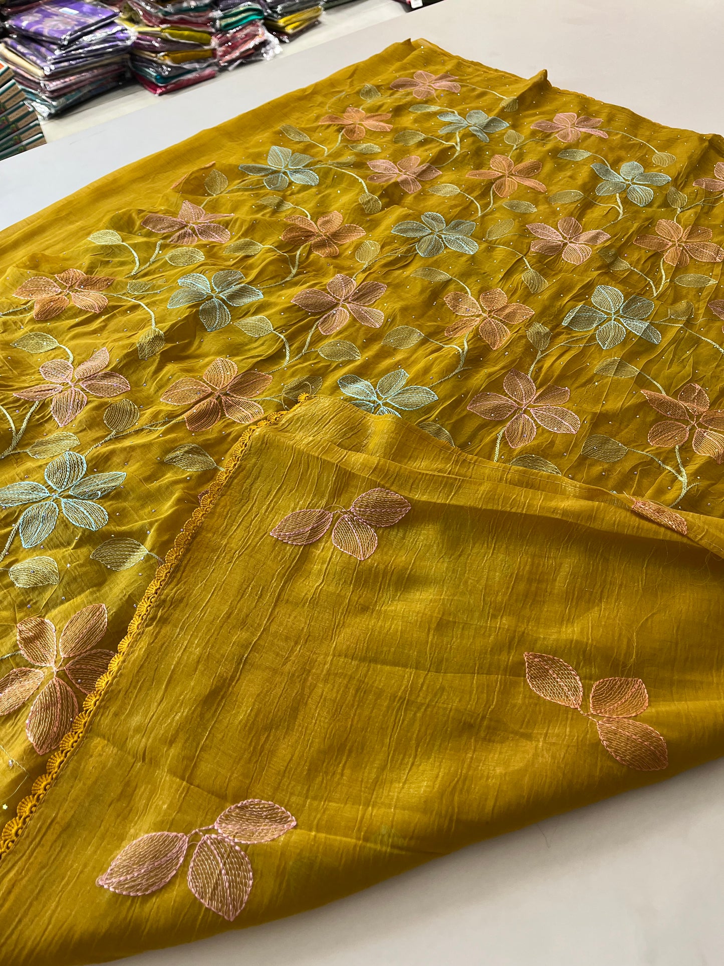 Soft Organza Saree-F4