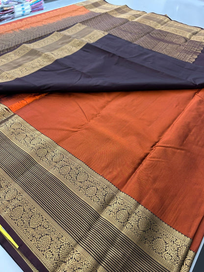 Rust Orange Silk -F12