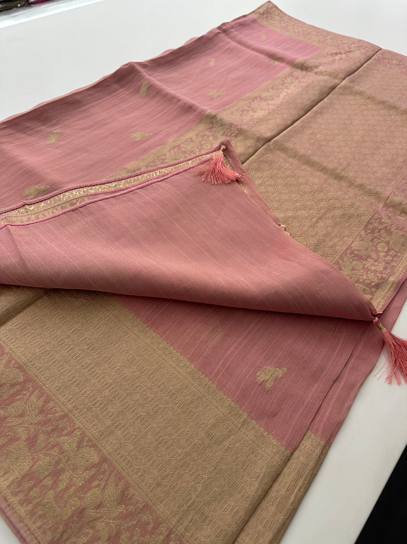 Tussar Linen Premium Designer-JU4