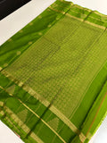 NEW Green and Light Pink Crepe Silk sarees at affordable range and beautiful self matching blouse and brocade style pallu 🌹