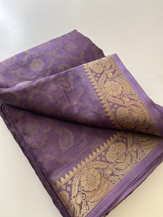 Tussar fancy saree