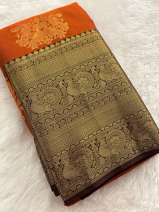 Full Mix Kanchi Saree-M10